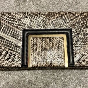 Jimmy Choo Snakeskin Clutch